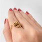 La Petite Dragonne Sleeping / 18K Gold Ring & Standing Sculpture