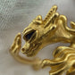 La Petite Dragonne Sleeping / 18K Gold Ring & Standing Sculpture