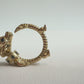 La Petite Dragonne wearring a Collar / 18K Gold Ring & Standing Sculpture