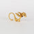 La Dragonne Long Ring / Gold Vermeil & Plain Collar