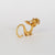 La Dragonne Long Ring / Gold Vermeil & Plain Collar