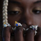La Dragonne Mini Music Ring / Duotone Silver & Yellow
